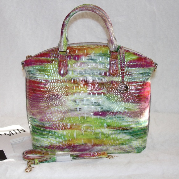 Brahmin Handbags - NWT BRAHMIN Large Duxbury Satchel Leather Purse Handbag